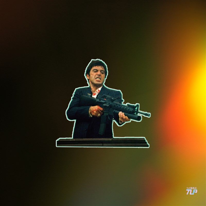 TLP反光车贴 电影疤面煞星阿尔帕西诺剧照贴纸墙贴玻璃装饰贴纸,个性定制/设计服务/DIY,明信片定制,淘宝优惠券,粉丝福利购,淘宝优惠卷