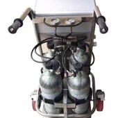 推车式 长管呼吸器2瓶4瓶6.8L9L车载移动供气源 移动供气源正压式