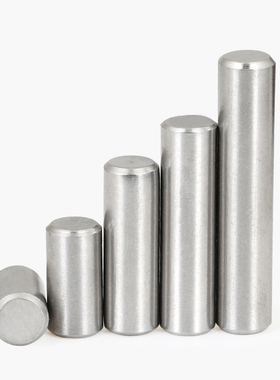 M456mm 304不锈钢圆柱销钉定位销子固定销实心轴*10-12GB119