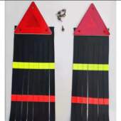 大小货车通用款 饰彩条飘絮扫泥条反光牌 前后保险杠飘带吊穗后杠装