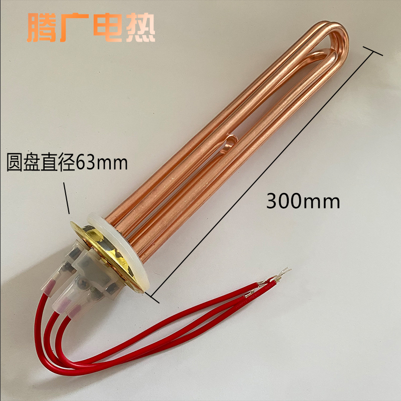 开水器加热管380V开水箱发热管热水器电热管D棒 6KW9KW12KW220V3K