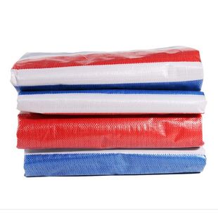 遮促加厚款 耐用室外户厂布遮阳外篷遮阳棚塑O料彩条布4米宽多用品