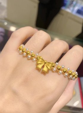 在逃公主蝴蝶结手链转运珠