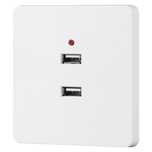 明装四位4孔USB开关插座面板220V伏转5V四口低压36v宿舍工地充电