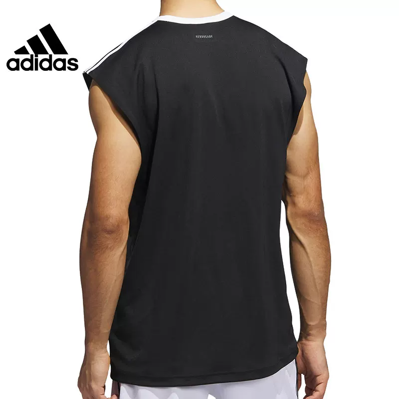 Футболка без рукавов/майка на сезон между сезонами спортивная жилетка Adidas для отдыха