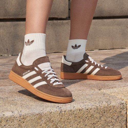 adidas阿迪达斯 三叶草HANDBALL SPEZIAL W男女经典运动鞋 IF6490
