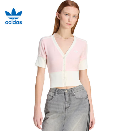 adidas阿迪达斯女子运动短袖