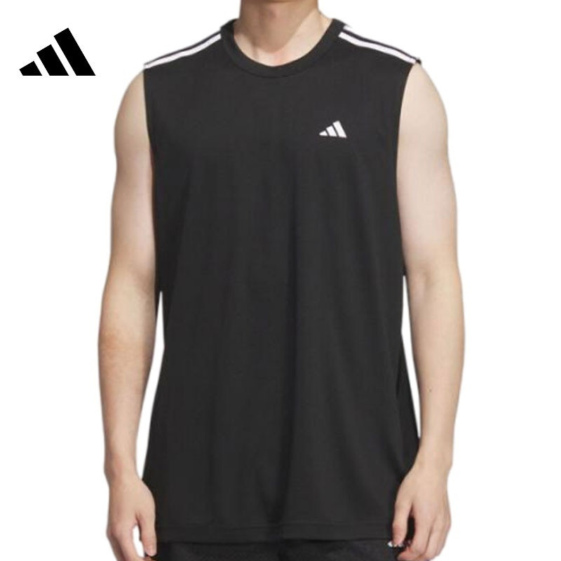 adidas阿迪达斯黑色男女夏季新款篮球运动背心衣服2026薄款KE5906 - 实物图