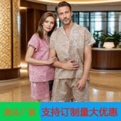 加大加肥浴服汗蒸服女桑拿服纯棉艾灸服水会按摩服澡堂推拿汤泉服