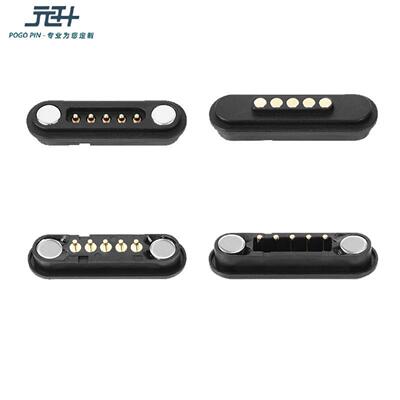 5PIN2.3PH防呆磁吸连接器POGOPIN公母磁吸充电触点大电流POGO PIN