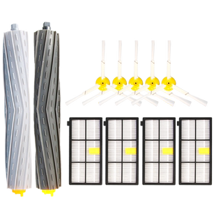 适配iRobot扫地机器人800系配件860/870/890/960/880滚边刷过滤网