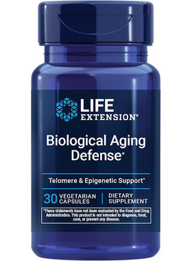 现货Life Extension Biological Aging Defense生物年龄防御胶囊