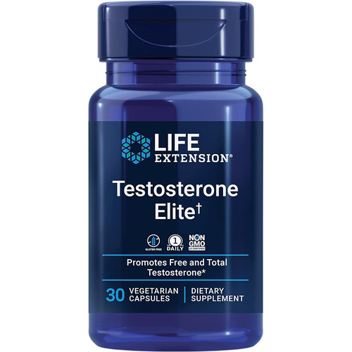 现货 美国Life Extension Testosterone Elite睾酮营养胶囊 30粒