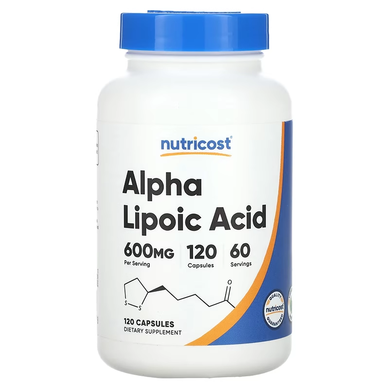 现货美国Nutricost Alpha Lipoic Acid硫辛酸 600mg120粒胶囊