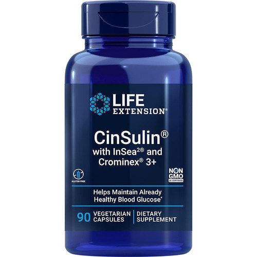 现货美国Life Extension三重血糖平衡管理配方CinSulin 碘铬肉桂