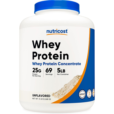 美国nutricost Whey Protein Concentrate浓缩乳清蛋白 原味2268g