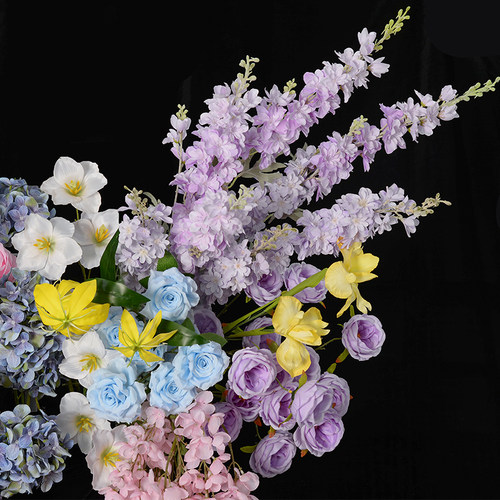 仿真花莫奈花园风系列婚礼礼堂