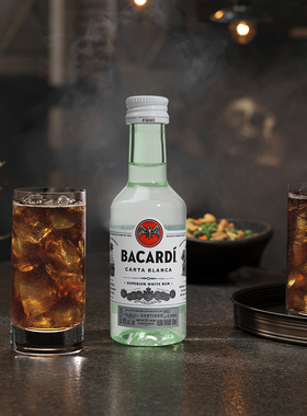 【国际大牌】百加得朗姆酒金酒伏特加威士忌小酒伴便利店露营调酒