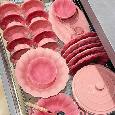 碗碟套装2025新款家用陶瓷颜值高级感好看筷乔迁餐具新婚盘子礼物