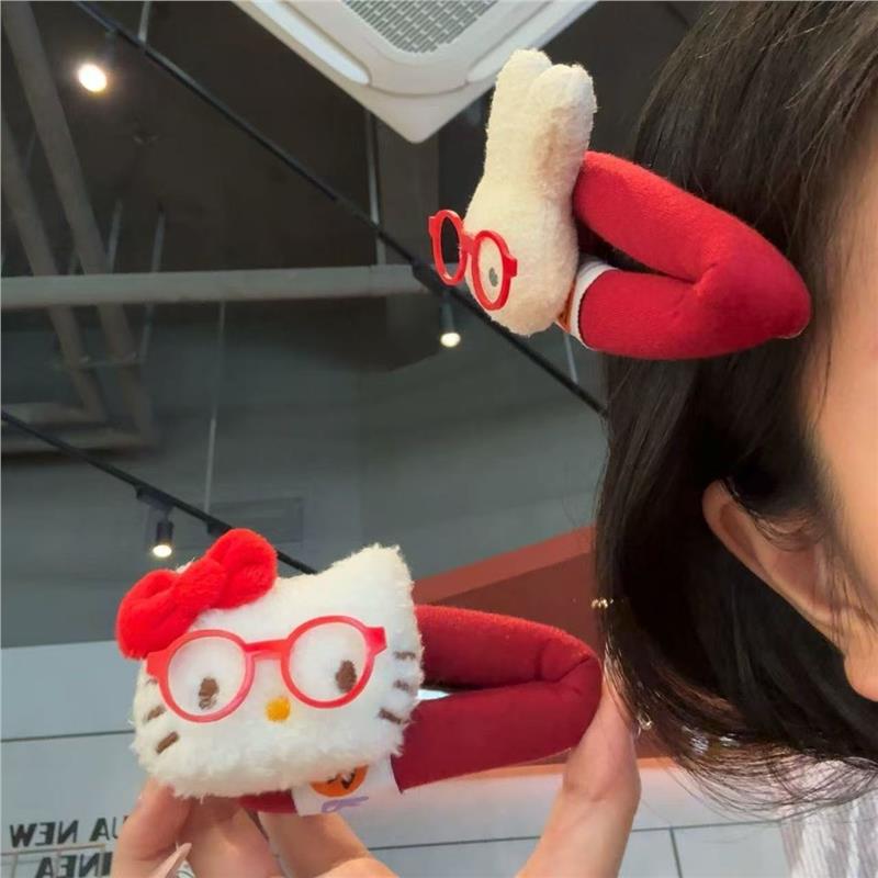 卡通眼睛KT猫米菲兔发夹