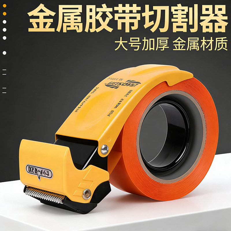 加厚钢板！金属胶带切割器图片