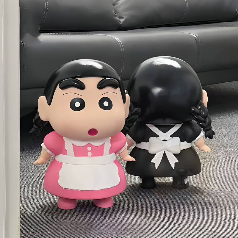 蜡笔小新cos女仆小新潮玩手办