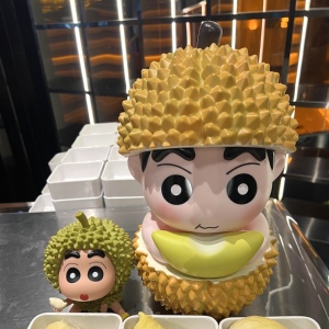 可发光榴莲忘返之蜡笔小新手办