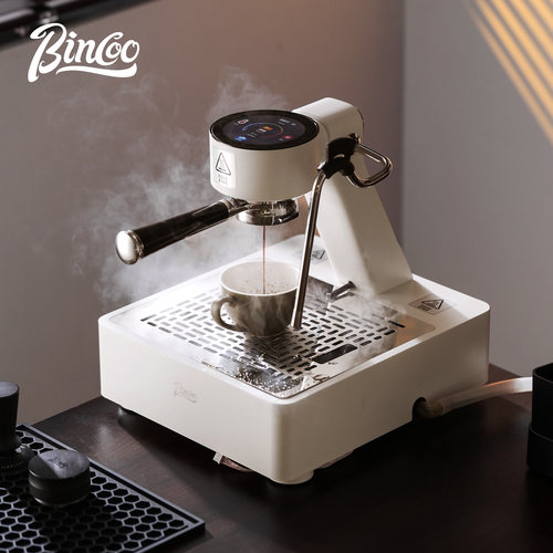 BincooS2Pro开拓者咖啡机意式半自动家用小型冷热双萃触控咖啡机