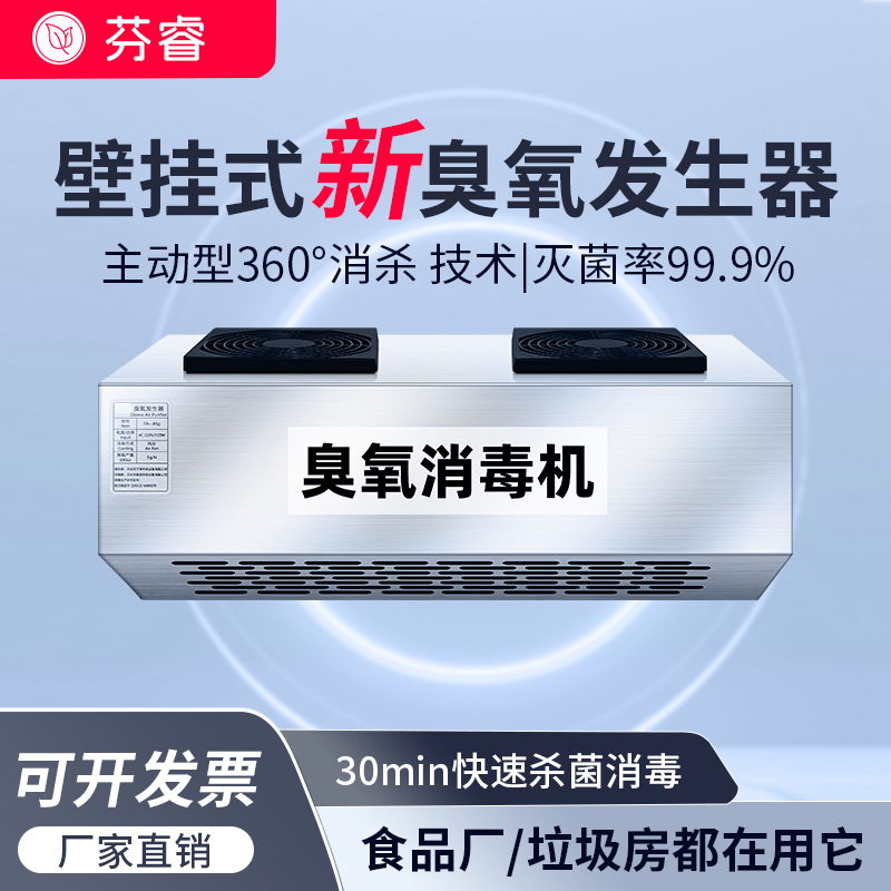 芬睿壁挂式臭氧发生器消毒机垃圾房工业厂房除臭杀菌消毒净化车间
