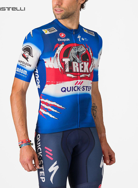 castelli蝎子骑行服快步车队霸王龙环西男女款公路山地自行车短袖