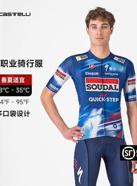 【快步车队】castelli蝎子骑行服25新款男公路车短袖竞速排汗衫