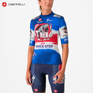 castelli蝎子骑行服快步车队限量版霸王龙环西自行车排汗衫短袖
