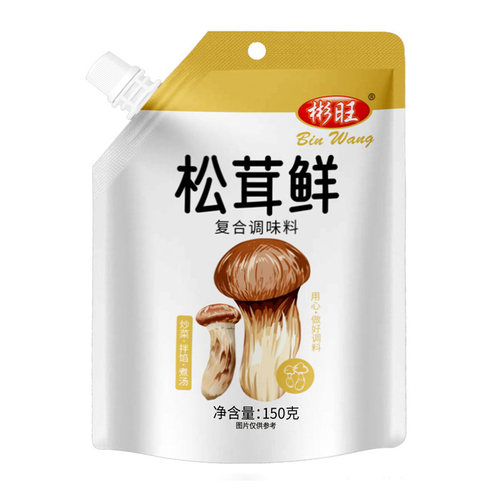 80克彬旺松茸鲜松鲜鲜茸菌菇粉代替鸡精炒菜炖汤家用调料三鲜不辣