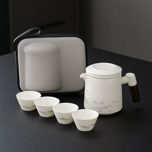 旅行茶具一壶四杯功夫茶具