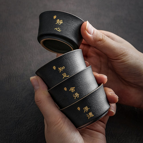 宋建白瓷纯色品茗杯陶瓷
