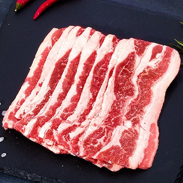 年终狂欢季原切谷饲肥牛片牛肉片涮火锅烤肉肥牛饭小牛饭拌肉