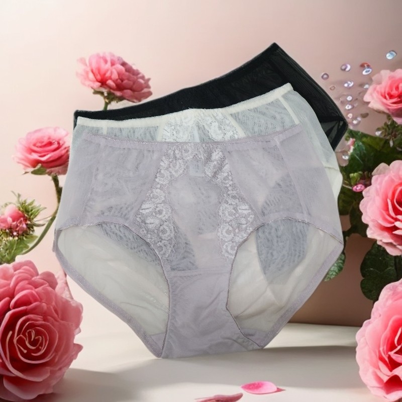 10/21睦言2号七A401-A500女士内裤棉莫代尔冰丝蕾丝舒适透气