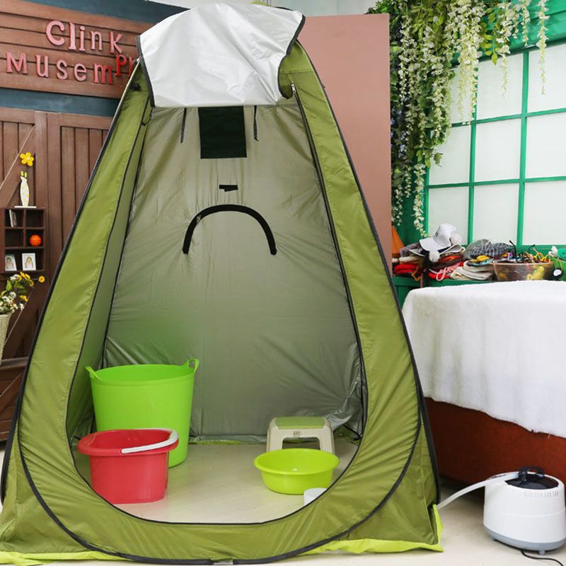 户外便携式洗澡帐篷清仓特价速开洗澡帐篷全身可折叠保暖加厚帐临
