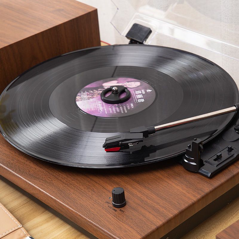 留声机 仿古LP黑胶唱片机 复古老式电唱机 客厅家用 蓝牙音响礼物