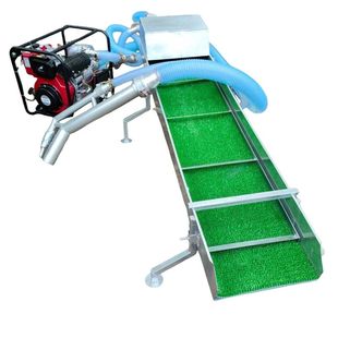 小型虹吸船溜槽淘金机便携式河沙淘金机设备户外汽油版选金机厂家