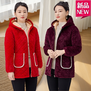 棉衣外套工作服长袖 加厚夹棉保暖罩衣中长款 耐脏围裙 冬季 新款