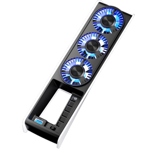 良值(IINE)适用于索尼主机PS5散热风扇 Sony游戏机降温PS5散热器 二档可调 通用PS5周边配件 国产PS5配件