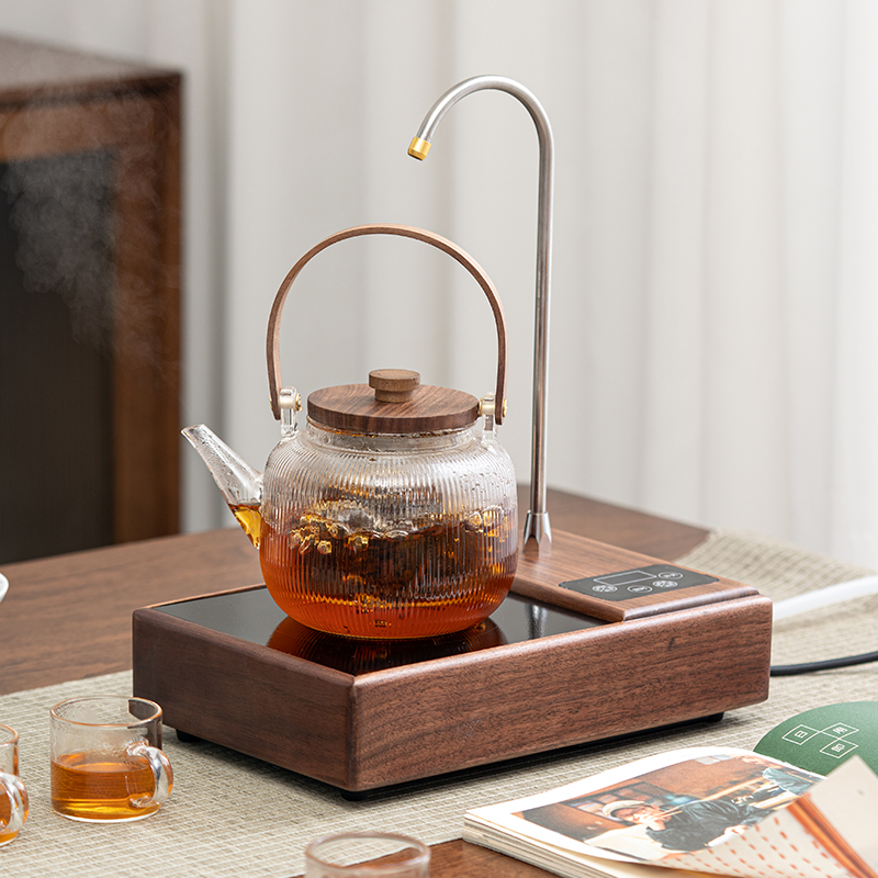 茶瓷汇耐热玻璃自动上水煮茶壶