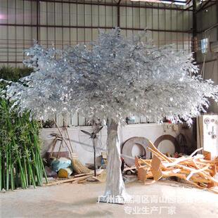 厂家供应大型仿真树服装店装饰用商场游乐场人造植物仿真榕树