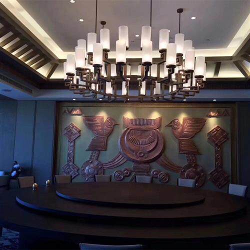 新中式吊灯客厅灯现代中式大吊灯客厅酒店餐厅大厅大堂灯具