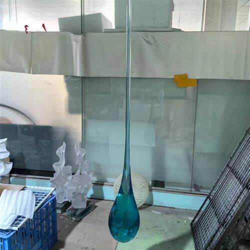 现代艺术轻奢风透明树脂摆件吊饰酒店大堂别墅样板间售楼处装饰品