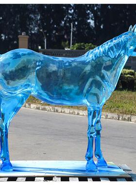 酒店大堂售楼处样板房树脂不锈钢桌椅雕塑假山厂家装饰品摆件定制