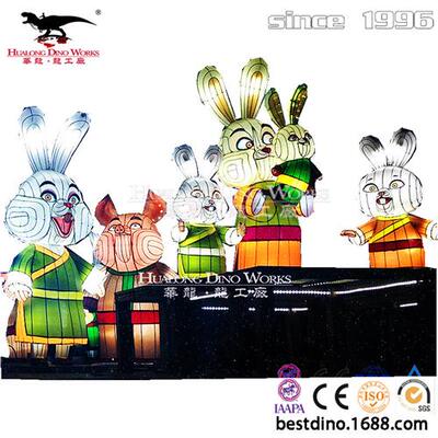 亲子儿童主题灯会圣诞节夜游彩灯自贡华龙工厂纯手工制作