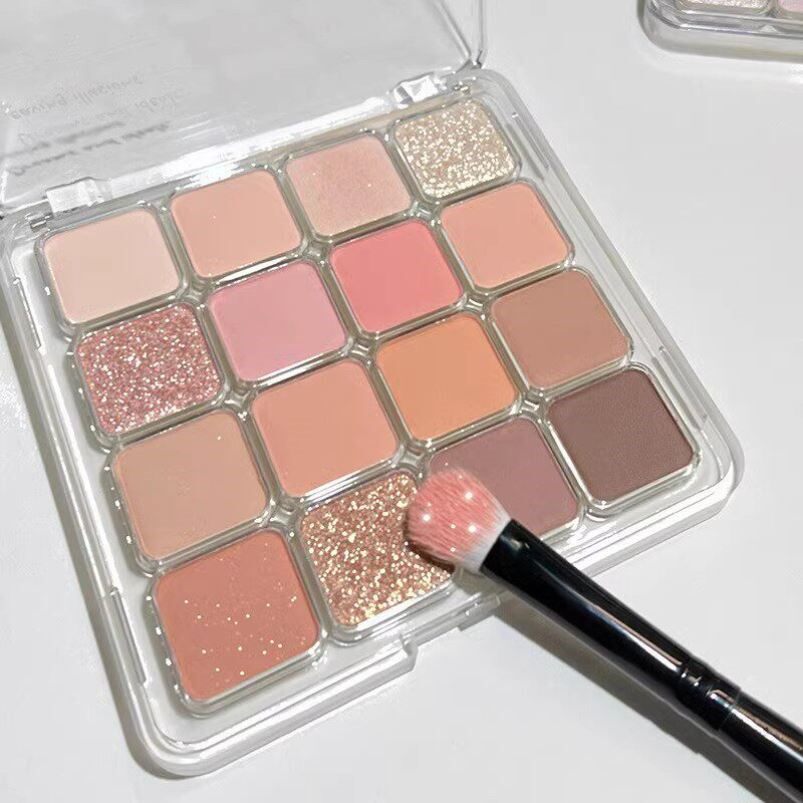正品16色彩妆眼影盘哑光珠光超火日常款淡妆2026新款综合彩妆新手