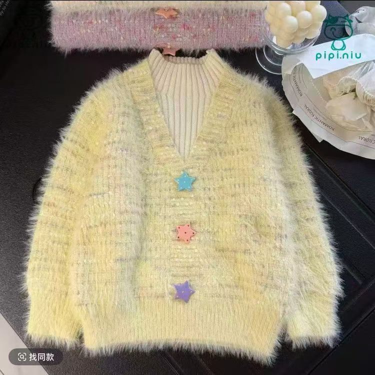 女童秋冬仿水貂新款2026